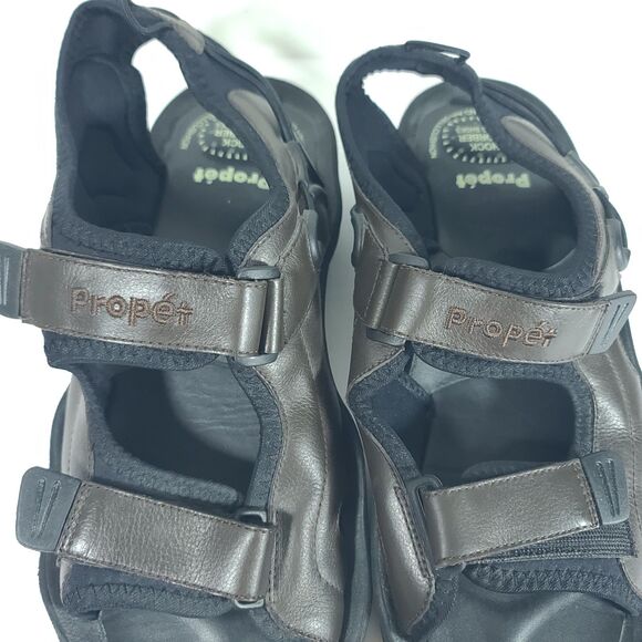 Propet Surf Walker Sandals Brown Men’s Size 14 M (D) Leather Walking Shoes M0002 main image 7